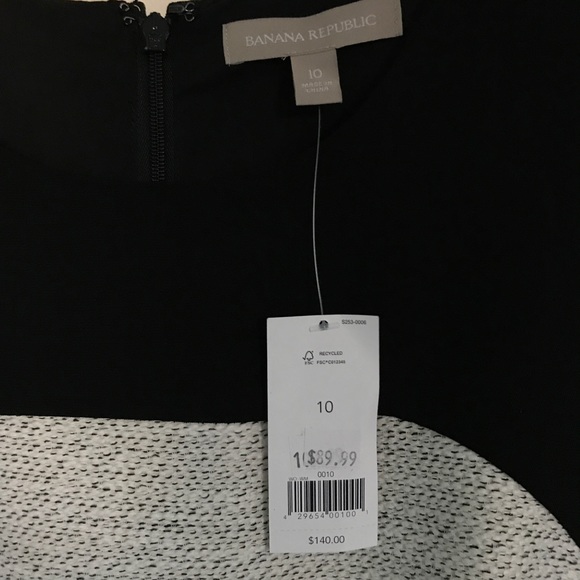 Black & White Tweed Work Dress - Picture 4 of 4